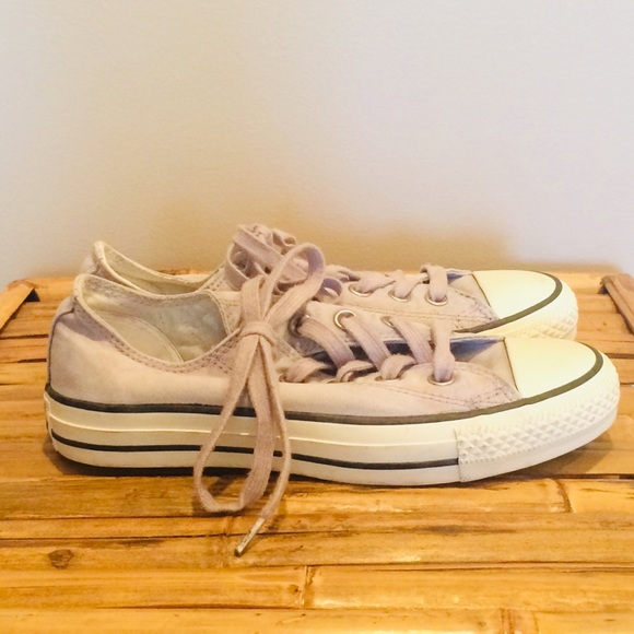 CONVERSE Grey Canvas Sneakers - Picture 3 of 7